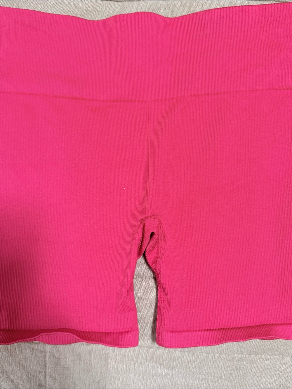 New Balance Women's Hot Pink High-Rise Stretch Bike Shorts